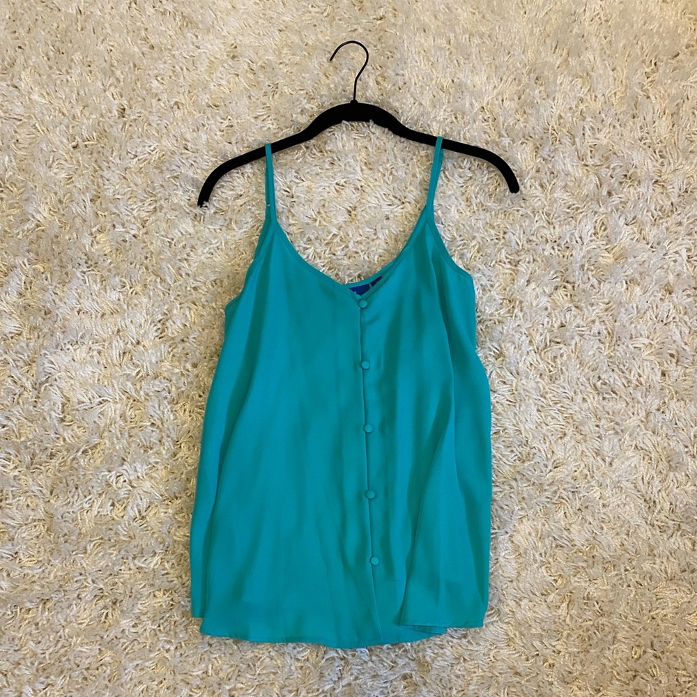 Green/blue tank top